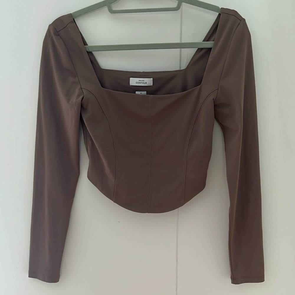 Babaton contour bustier long sleeve